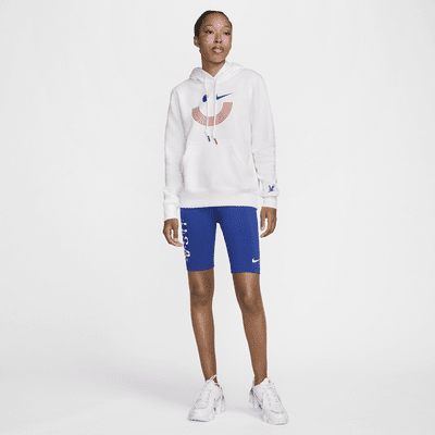 Damskie kolarki ze średnim stanem Nike USA Essentials