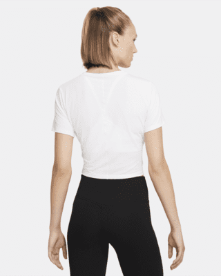 Nike Dri-FIT One Luxe Women's Twist Cropped Short-Sleeve Top. Nike.com