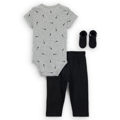 Nike Baby 3-Piece Bodysuit and Waffle Pants Set