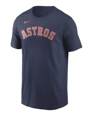 Men's Nike Alex Bregman Orange Houston Astros Name & Number T-Shirt