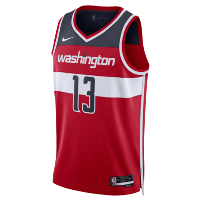 Jersey Nike Dri-FIT de la NBA Swingman para hombre Washington Wizards Icon Edition 2022/23