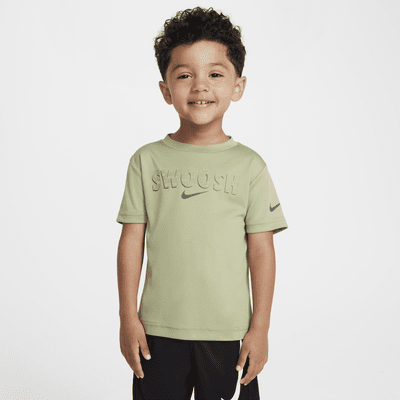 Playera Swoosh infantil Nike Dri-FIT "Just Do It"