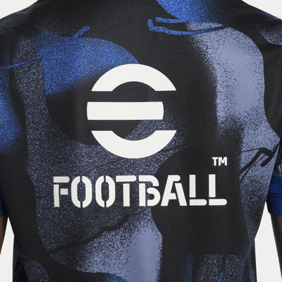 Academy Pro Inter de Milán Camiseta de fútbol de manga corta para antes del partido Nike Dri-FIT - Niño/a