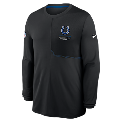 Indianapolis Colts Sideline Coach Men's Nike Dri-FIT NFL Long-Sleeve Top from Nike - $65