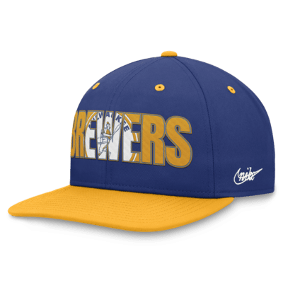 Milwaukee Brewers Pro Cooperstown Men's Nike MLB Adjustable Hat