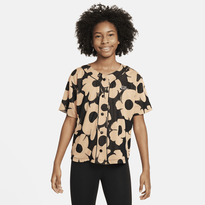 Nike Sportswear Older Kids' (Girls') Dri-FIT Top. Nike RO