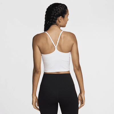 Camiseta de tirantes con bra deportivo con almohadillas de baja sujeción para mujer Nike Indy