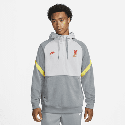 Liverpool FC Sudadera con capucha de tejido Fleece y media cremallera -  Hombre. Nike ES