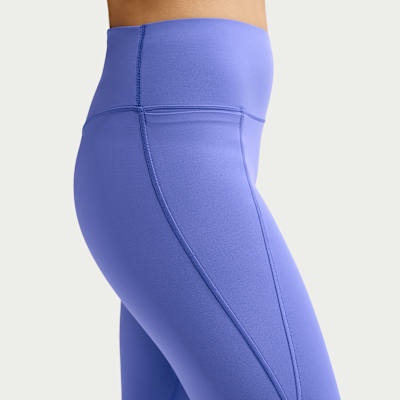 Damskie legginsy o pełnej długości z wysokim stanem bez przedniego szwu Nike Universa