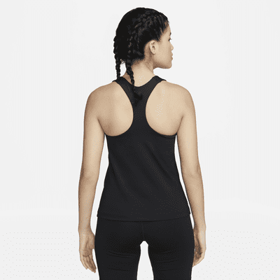 เสื้อกล้ามสปอร์ตบราผู้หญิงซัพพอร์ตระดับกลางเสริมฟองน้ำ Nike Swoosh