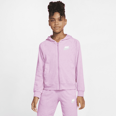 Nike Sportswear Big Kids’ (Girls’) Full-Zip Hoodie. Nike.com