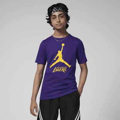 Los Angeles Lakers Essential Older Kids' (Boys') Jordan NBA T-Shirt