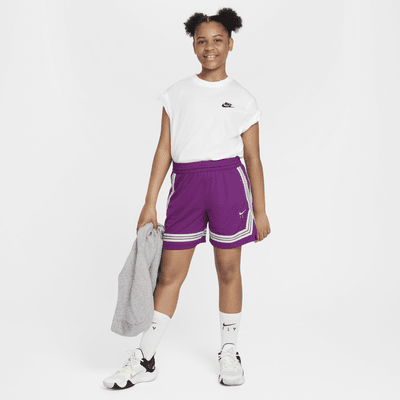 Nike Dri-FIT Fly Crossover Big Kids' (Girls') Basketball Shorts (Extended Size)