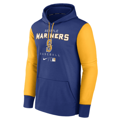 Nike Therma Team (MLB Seattle Mariners) Men's Pullover Hoodie