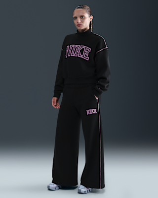 Женские  Nike Sportswear Phoenix Fleece Wide-Leg Sweatpants