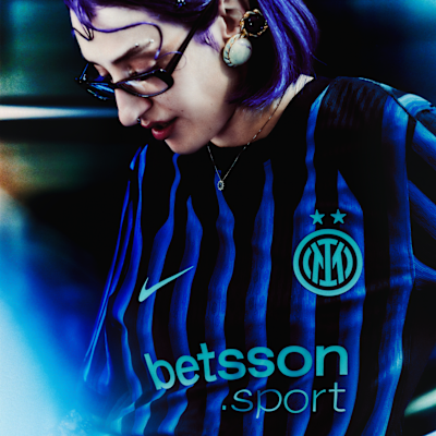 Inter Milan 2025/26 Stadium Home Women's Nike Dri-FIT Football Replica Shirt