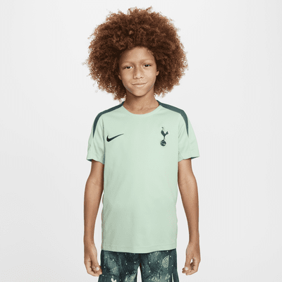 Dzianinowa koszulka piłkarska z krótkim rękawem dla dużych dzieci Nike Dri-FIT Tottenham Hotspur Strike (wersja trzecia)