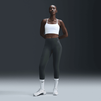 Leggings de largo completo y tiro alto de media sujeción con bolsillos para mujer Nike Universa