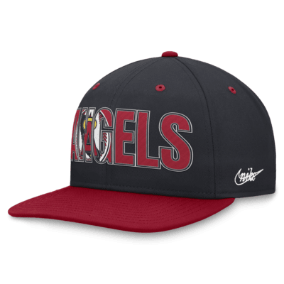 Gorra ajustable Nike MLB para hombre California Angels Pro Cooperstown