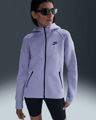 Женское худи Nike Sportswear Tech Fleece Windrunner Full-Zip Hoodie для бега