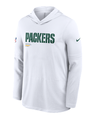 Мужские  Green Bay Packers Pure Fury Sideline Nike Dri-FIT NFL Long-Sleeve Hooded Top