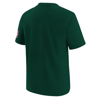 Playera con logotipo de la NBA para niño talla grande Boston Celtics City Edition