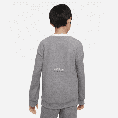 Sudadera de entrenamiento con cuello redondo para niño talla grande Nike Dri-FIT Performance Select