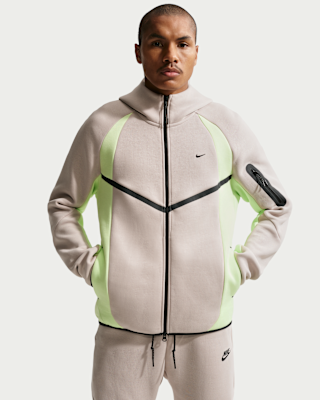 Мужская куртка Nike Tech Color-Block Full-Zip Fleece Windrunner для бега