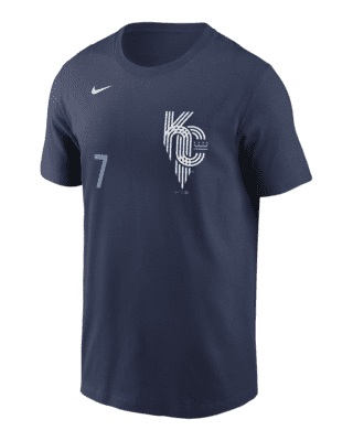 MLB Kansas City Royals City Connect (Bobby Witt Jr.) Men's T-Shirt.