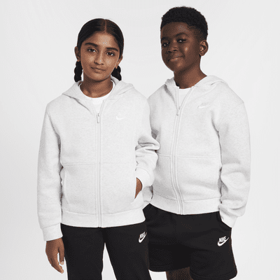 Nike Sportswear Club Fleece Big Kids' Full-Zip Hoodie