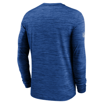 Indianapolis Colts Sideline Velocity Men's Nike Dri-FIT NFL Long-Sleeve T-Shirt