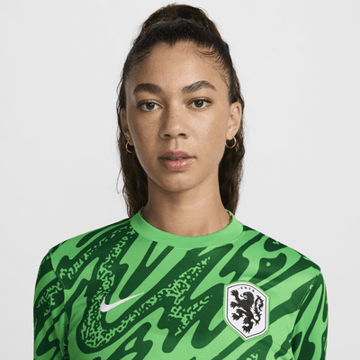 Netherlands (Women's Team) 2024/25 Stadium Goalkeeper Nike Replika-Fußballtrikot mit Dri-FIT-Technologie (Damen)