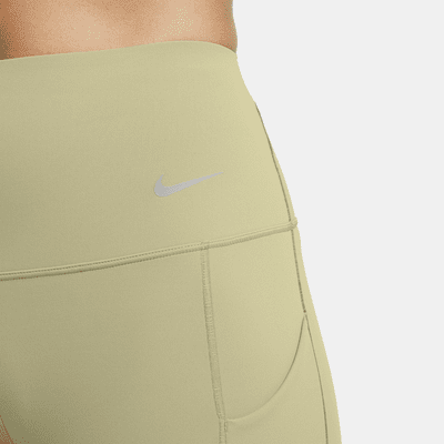 Leggings de 7/8 de tiro alto y sujeción media con bolsillos para mujer Nike Universa