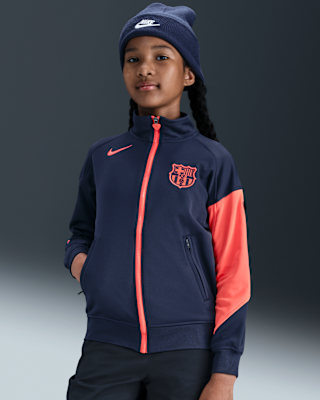 Детская куртка FC Barcelona Academy Pro Third Big Kids' Nike Dri-FIT Total 90 Soccer Anthem