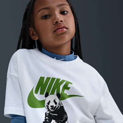 Playera para niños talla grande Nike Sportswear