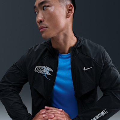 Veste de running déperlante avec protection UV Nike Stride pour homme
