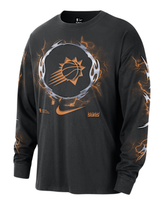 Мужская футболка Phoenix Suns Courtside Nike NBA Long-Sleeve