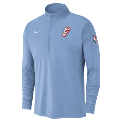 Memphis Grizzlies City Edition Men's Nike Dri-FIT NBA 1/2-Zip Long-Sleeve Top