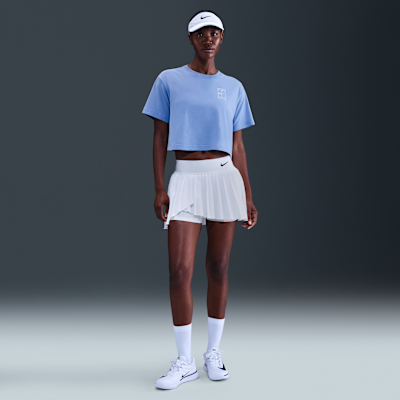 Nike Slam Women's Dri-FIT Short-Sleeve Cropped Tennis T-Shirt