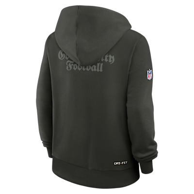 Sudadera con gorro sin cierre Nike Dri-FIT de la NFL para mujer New York Jets Rivalries Collection Sideline