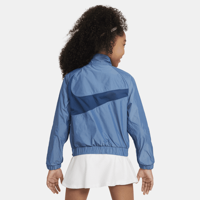 Chamarra holgada para niñas talla grande Nike Sportswear Windrunner