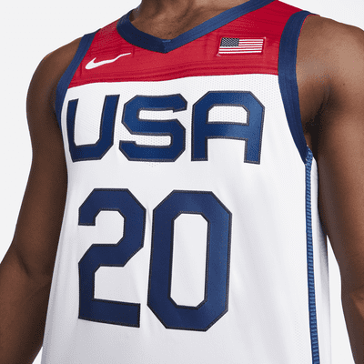 Nike Team USA (Home) Authentic Men's Basketball Jersey.
