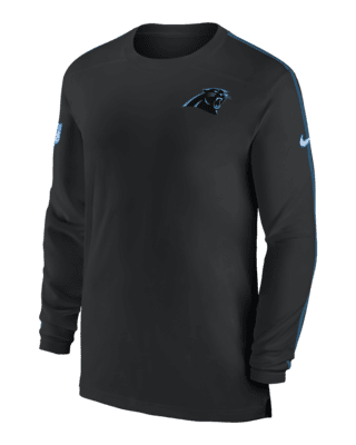 Мужские  Carolina Panthers Sideline Coach Nike Dri-FIT NFL Long-Sleeve Top