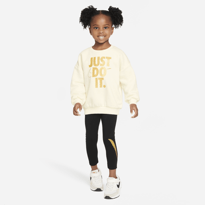 Ensemble deux pièces Nike Shine Crew and Leggings Set pour tout-petit