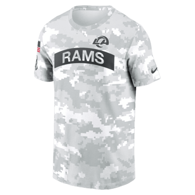 Playera Nike Dri-FIT de la NFL para hombre Los Angeles Rams Salute to Service Edge Arch