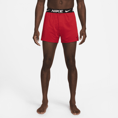 Nike Men's Everyday Dri-FIT Cotton Boxer Briefs (University Red, Large) at   Men's Clothing store