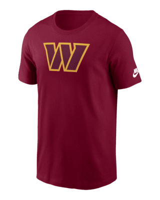 Мужская футболка Washington Commanders Rewind Logo Essential Nike NFL