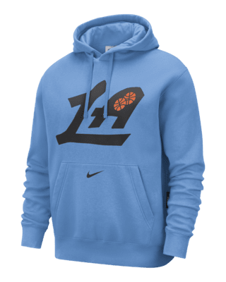 Мужское худи LA Clippers Club City Edition Nike NBA Fleece Pullover Hoodie