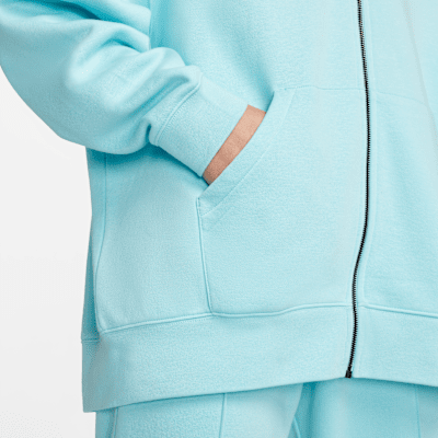 Sudadera con gorro de tejido Fleece con cierre completo Nike Sportswear Essentials