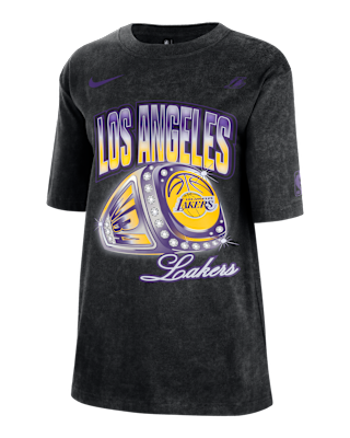 Женская футболка Los Angeles Lakers Courtside Nike NBA